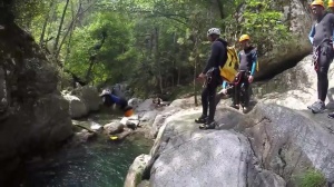 Canyoning du Verghellu en image