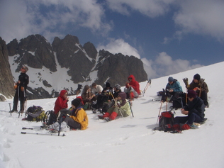 Alpinisme avec les lycéens de Corte