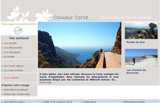 Ca bosse à Couleur Corse: nouveaux sites Autotour et Séjours en Famille