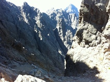 Cirque de la solitude depuis Bocca Tumaginesca (col perdu) Cirque de la solitude depuis Bocca Tumaginesca (col perdu)