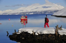 Ski de randonnée en Norvège à bord d'un voilier Ski de randonnée en Norvège à bord d'un voilier