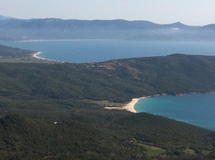 Plage de Cupabia et baie du Valinco