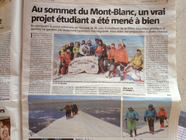 Ascension du Mont Blanc Ascension du Mont Blanc