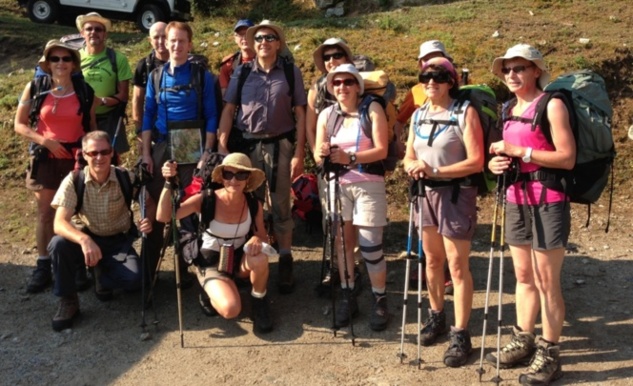 Le groupe au départ ! Le groupe au départ !