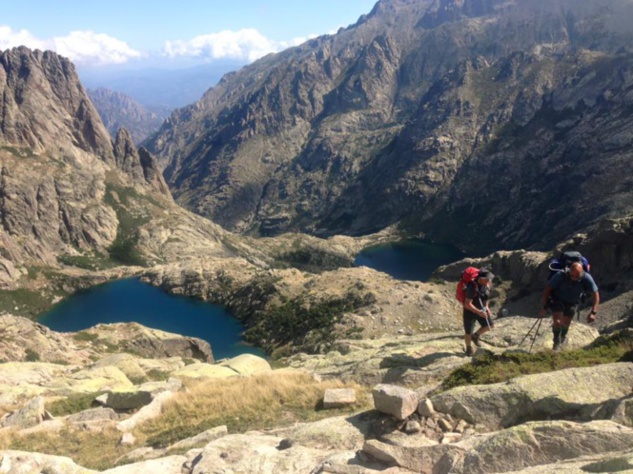 GR 20 nord, vers la brêche de Capitello