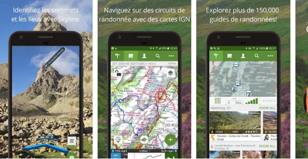 Les applications smartphone indispensables pour la montagne Les applications smartphone indispensables pour la montagne